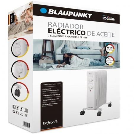 Radiador de Aceite Blaupunkt BP1016/ 1500W/ 7 Elementos Caloríficos