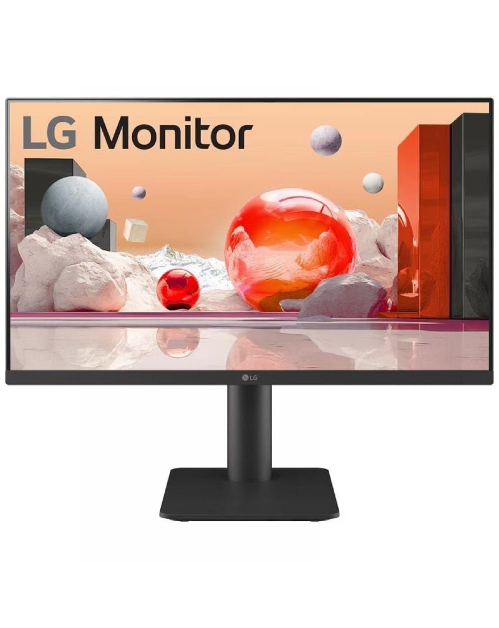 Monitor LG 25MS550-B 24.5'/ Full HD/ Multimedia/ Regulable en altura/ Negro