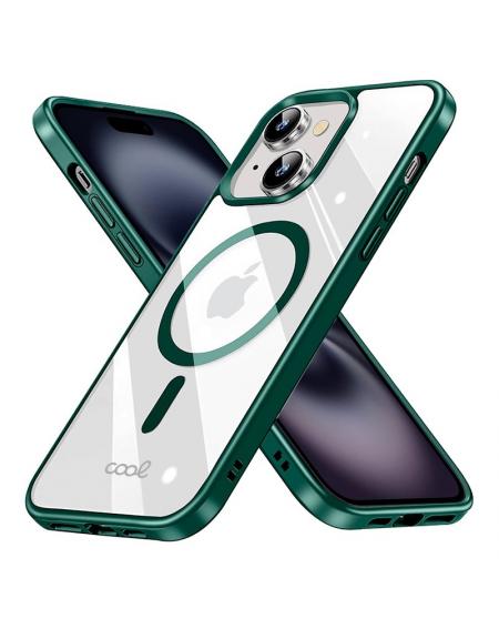 Carcasa COOL para iPhone 16 Magnética Borde Verde