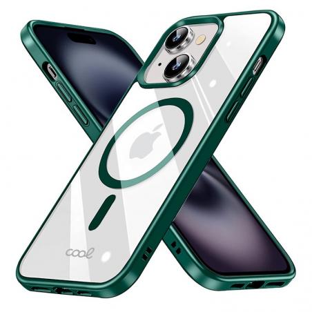 Carcasa COOL para iPhone 16 Magnética Borde Verde