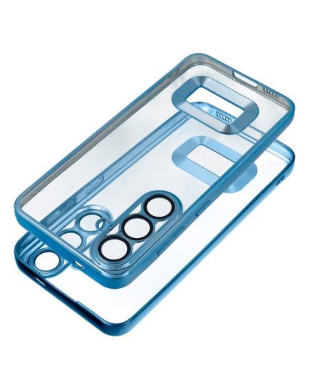 Carcasa COOL para Samsung A165 Galaxy A16 / A16 5G Borde Metalizado (Azul)