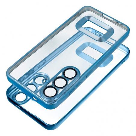 Carcasa COOL para Samsung A165 Galaxy A16 / A16 5G Borde Metalizado (Azul)