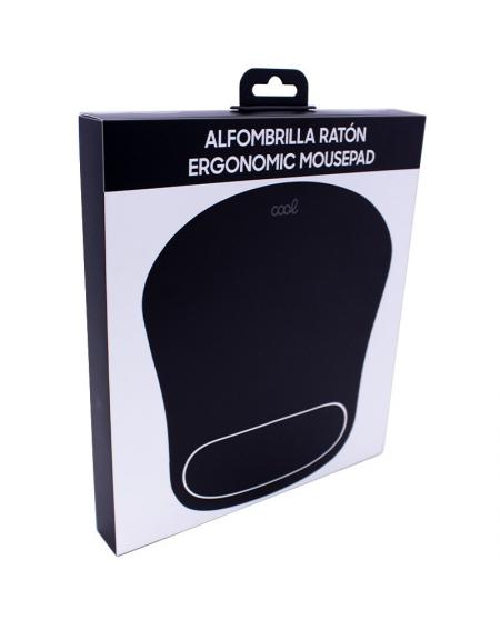 Alfombrilla Ratón COOL Ergonomic Mousepad Color Negro