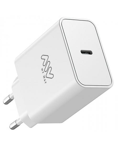 Cargador de Pared Myway MWACC0018/ 1xUSB Tipo-C/ 45W