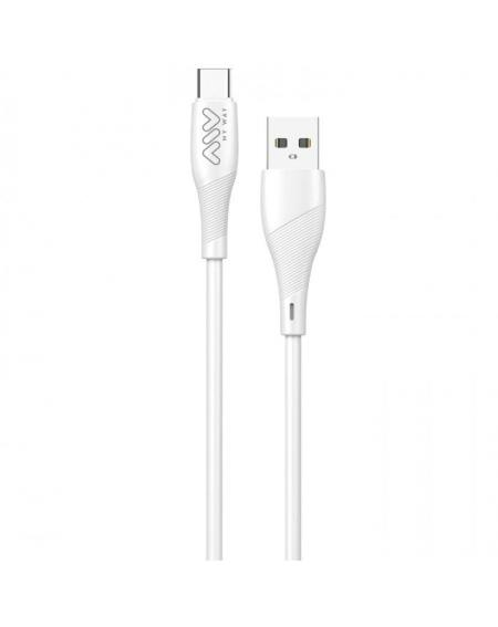 Cable USB 2.0 Tipo-C Myway MWUSC0019/ USB Macho - USB Tipo-C Macho/ 1m/ Blanco