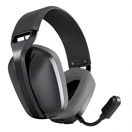 Auriculares Stereo PC / PS4 / PS5 Negro (3 en 1: Wireless / Bluetooth / Jack) COOL Newton