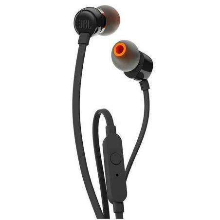 Auriculares Intrauditivos JBL T110/ con Micrófono/ Jack 3.5/ Negros - Imagen 1