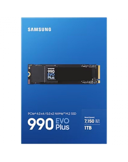 Disco SSD Samsung 990 EVO Plus 1TB/ M.2 2280 PCIe 5.0/ Compatible con PS5 y PC/ Full Capacity