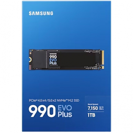 Disco SSD Samsung 990 EVO Plus 1TB/ M.2 2280 PCIe 5.0/ Compatible con PS5 y PC/ Full Capacity