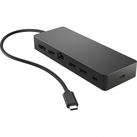 Docking USB Tipo-C HP 50H55UT/ 1xUSB Tipo-C/ 2xUSB/ 1xHDMI/ 1xDisplayPort/ 1xRJ45/ 1xUSB Tipo-C PD/ Negro y Azul