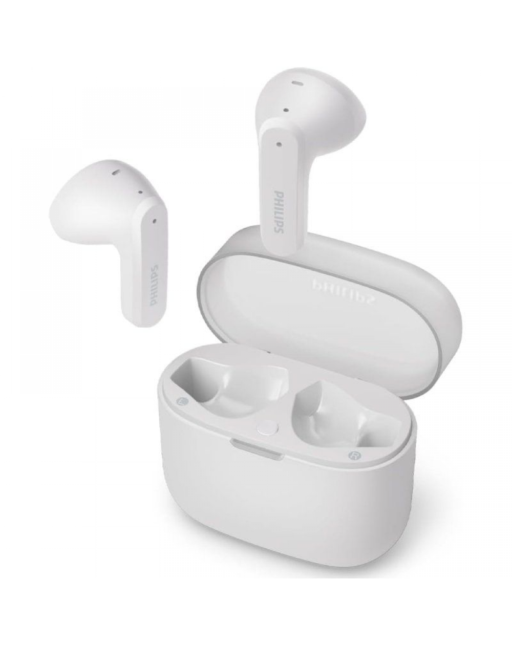 Auriculares Bluetooth Philips TAT2139WH con estuche de carga/ Autonomía 7h/ Blancos