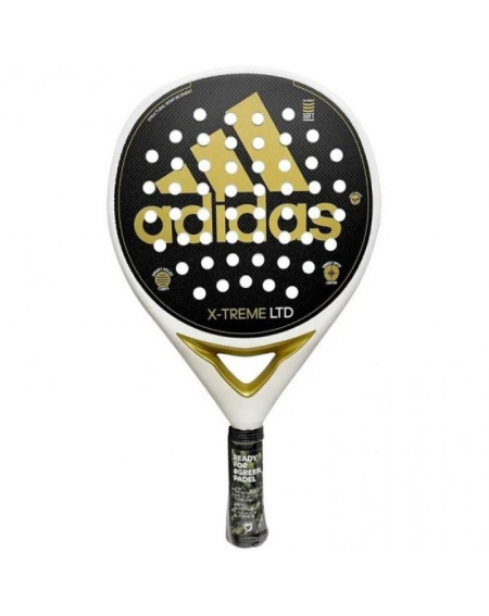 Pala de Pádel Adidas Pala Adidas X-Treme/ Blanco y Oro