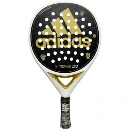 Pala de Pádel Adidas Pala Adidas X-Treme/ Blanco y Oro