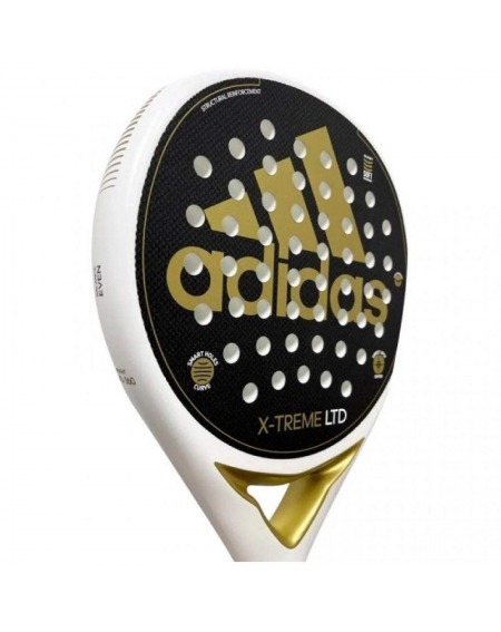 Pala de Pádel Adidas Pala Adidas X-Treme/ Blanco y Oro