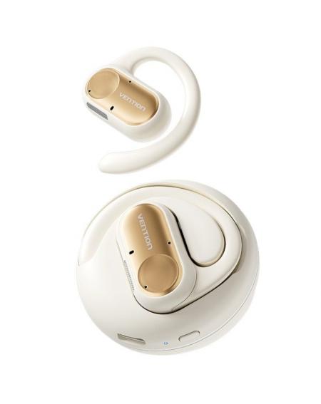 Auriculares Deportivos Bluetooth Vention Open Ear OpenBeat O11 NBPN0 con estuche de carga/ Beige