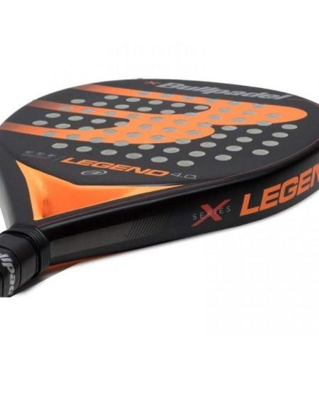 Pala de Pádel Bullpadel Legend 4.0 2022/ Naranja y Negra