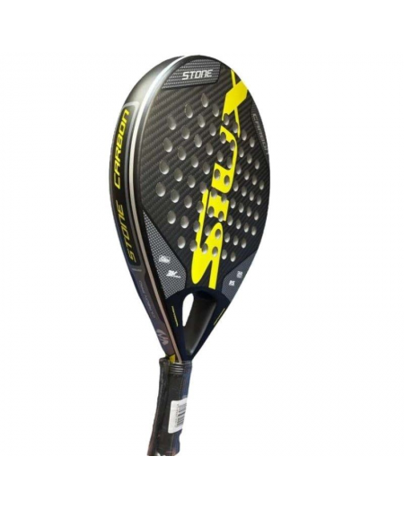 Pala de Pádel Siux Stone Carbon 3K/ Amarilla y Negra