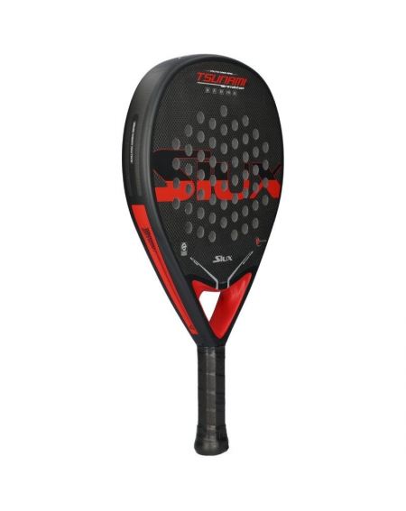 Pala de Pádel Siux Tsunami Revolution/ Roja y Negra