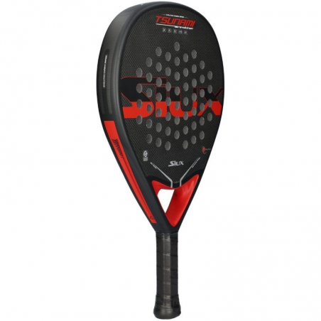 Pala de Pádel Siux Tsunami Revolution/ Roja y Negra