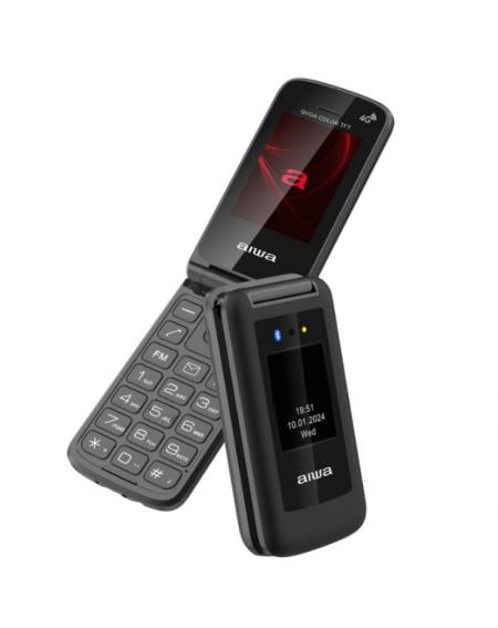 Teléfono Móvil Aiwa FP-30-4G BK para Personas Mayores/ Negro