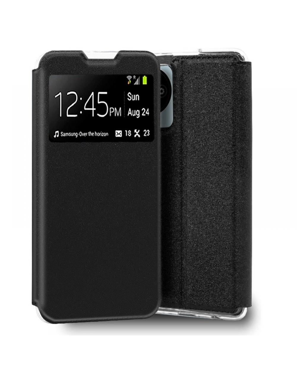 Funda COOL Flip Cover para ZTE Blade A35 Lite Liso Negro