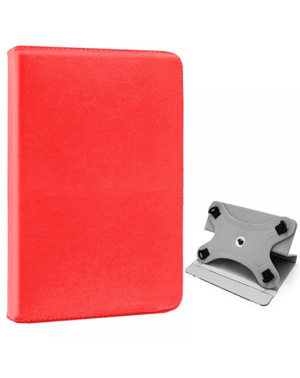 Funda COOL Ebook Tablet Universal 9.7 - 11 Pulgadas Polipiel Rojo (Cuadrada)