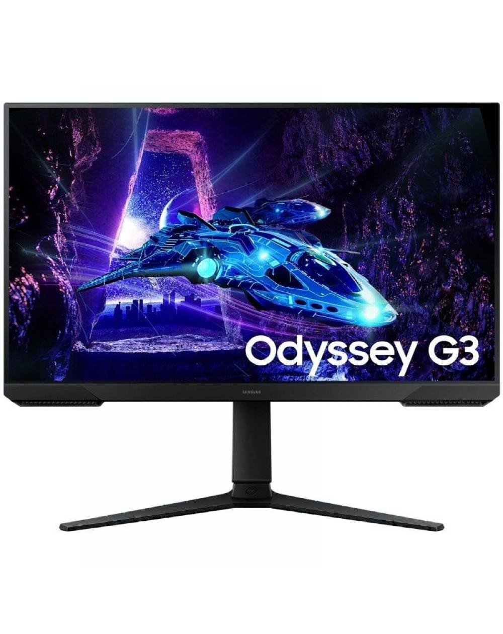 Monitor Gaming Samsung Odyssey G3 S27DG300EU/ 27'/ Full HD/ 1ms/ 180Hz/ VA/ Regulable en altura/ Negro