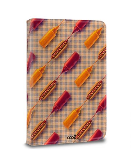 Funda COOL Ebook Tablet Universal 9.7 - 11 Pulgadas Dibujos Hot Dogs (Cuadrada)