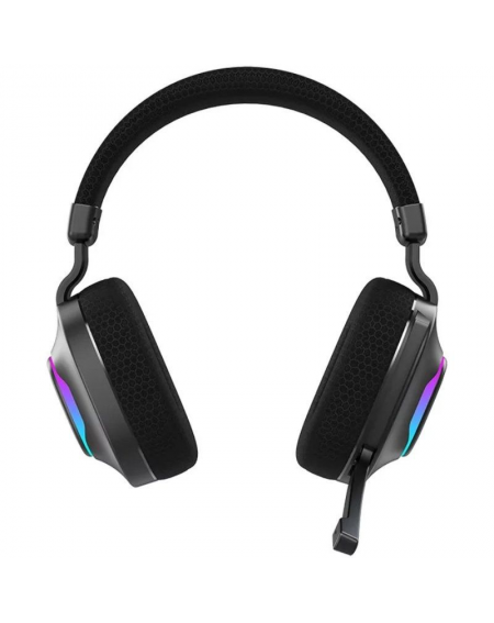 Auriculares Gaming con Micrófono Hiditec Vortex ARGB/ Jack 3.5/ Bluetooth/ Negros