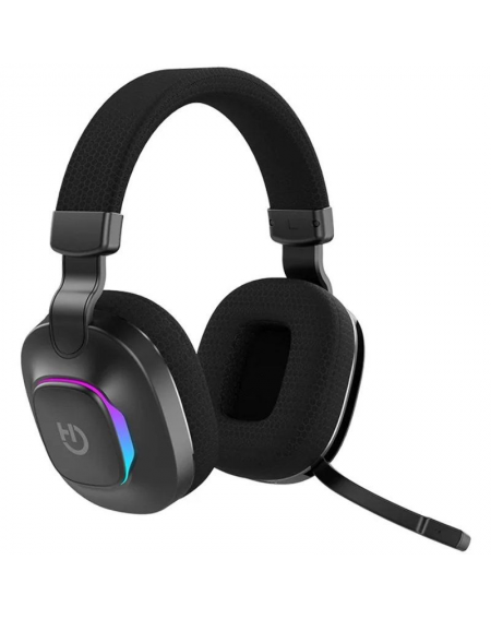 Auriculares Gaming con Micrófono Hiditec Vortex ARGB/ Jack 3.5/ Bluetooth/ Negros