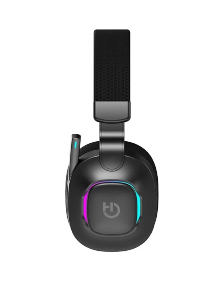 Auriculares Gaming con Micrófono Hiditec Vortex ARGB/ Jack 3.5/ Bluetooth/ Negros