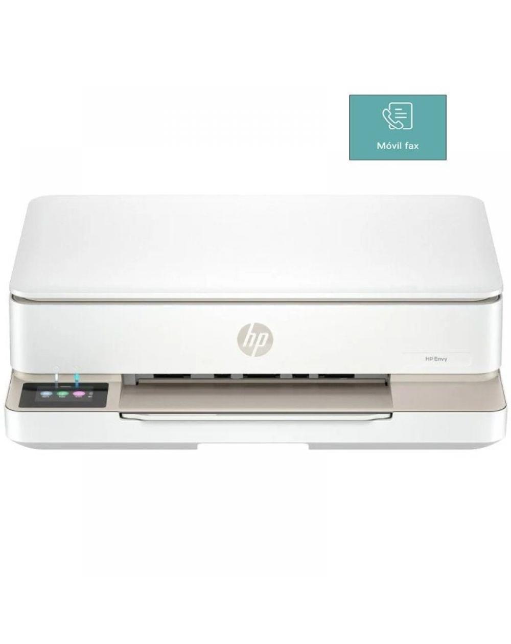 Multifunción HP Envy 6120e WiFi/ Fax Móvil/ Dúplex/ Blanca Portobello