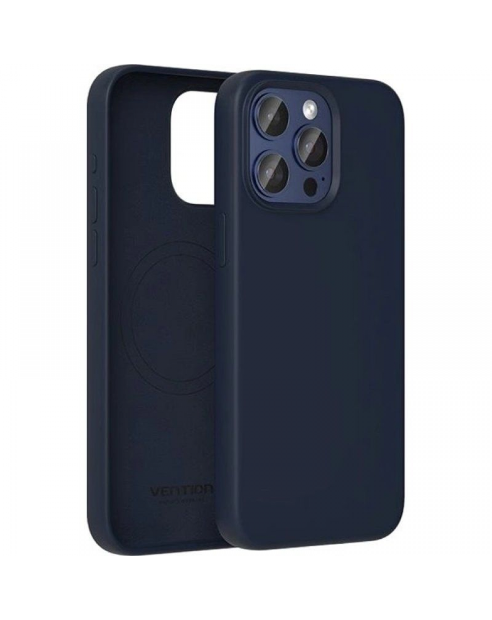 Funda Silicona con Magsafe Vention KUEL0-30/ Compatible con iPhone 14 Pro/ Azul Medianoche