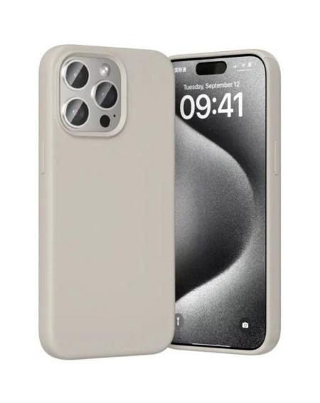 Funda Silicona con Magsafe Vention KUFM0-10/ Compatible con iPhone 15/ Gris Grava