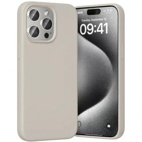 Funda Silicona con Magsafe Vention KUFM0-10/ Compatible con iPhone 15/ Gris Grava