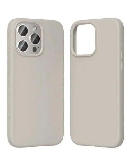 Funda Silicona con Magsafe Vention KUFM0-10/ Compatible con iPhone 15/ Gris Grava