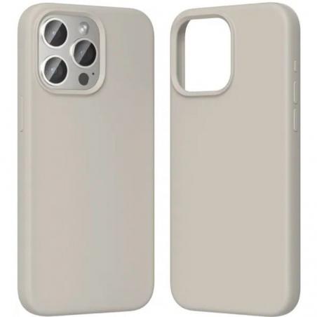 Funda Silicona con Magsafe Vention KUFM0-10/ Compatible con iPhone 15/ Gris Grava