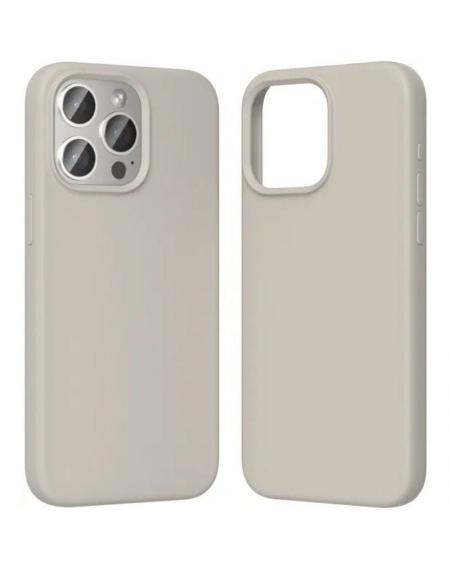 Funda Silicona con Magsafe Vention KUFM0-30/ Compatible con iPhone 15 Pro/ Gris Grava