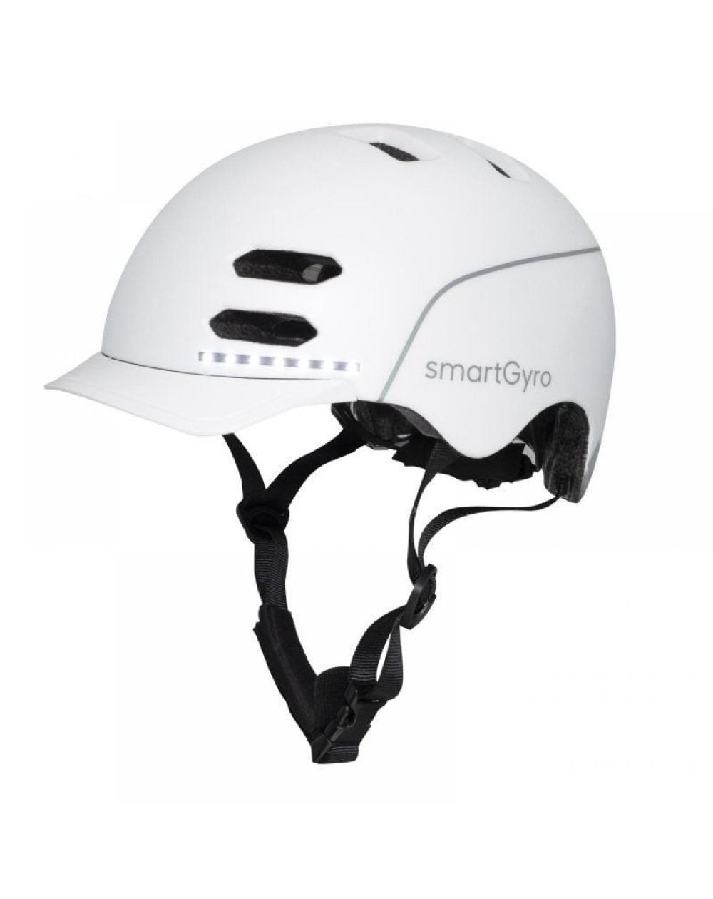 Casco para Adulto SmartGyro Helmet/ Tamaño L/ Blanco