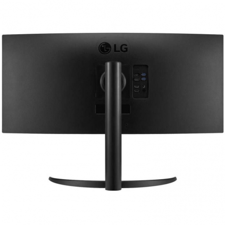 Monitor Profesional Ultrapanorámico Curvo LG 34WR55QK-B 34'/ WQHD/ Regulable en altura/ Negro