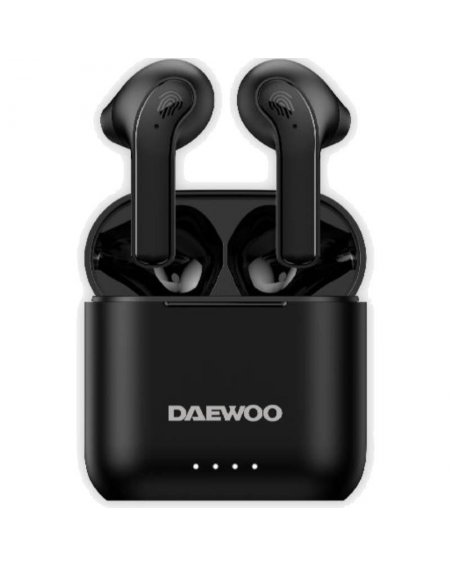 Auriculares Bluetooth Daewoo DW2020 con estuche de carga/ Autonomía 5h/ Negros