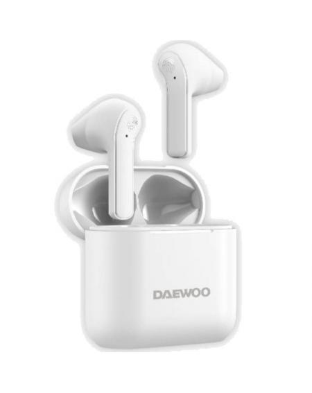 Auriculares Bluetooth Daewoo DW2021 con estuche de carga/ Autonomía 5h/ Blancos