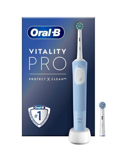 Cepillo Dental Braun Oral-B Vitality Pro/ Incluye 1 Recambio/ Azul