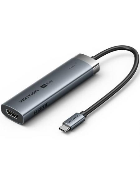 Docking USB Tipo-C Vention TGMHB/ 3xUSB/ 1xHDMI/ 1xUSB Tipo-C PD