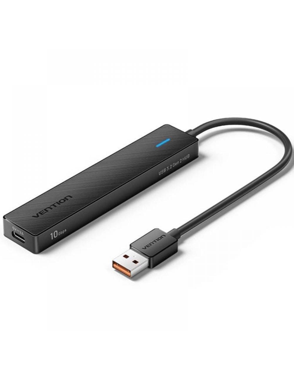 Hub USB 3.2 Vention CHSBB/ 2xUSB Tipo-C 3.2/ 2xUSB 3.2/ 1xUSB Tipo-C/ 15cm