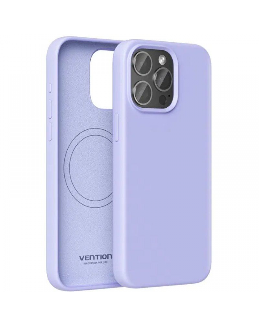 Funda Silicona con Magsafe Vention KUDV0-20/ Compatible con iPhone 13 Mini/ Morada