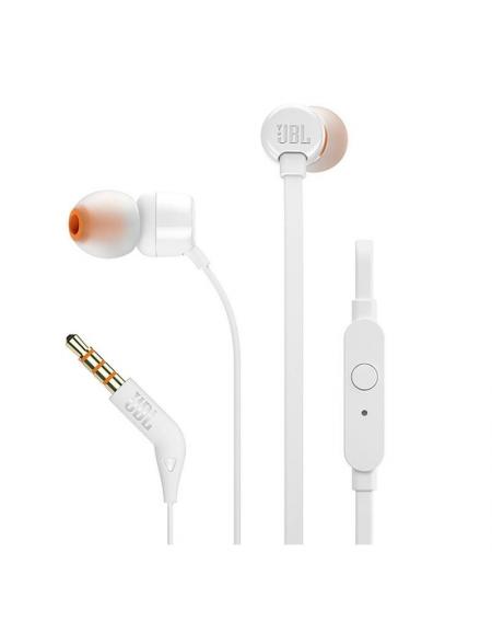 Auriculares Intrauditivos JBL T110/ con Micrófono/ Jack 3.5/ Blancos - Imagen 3