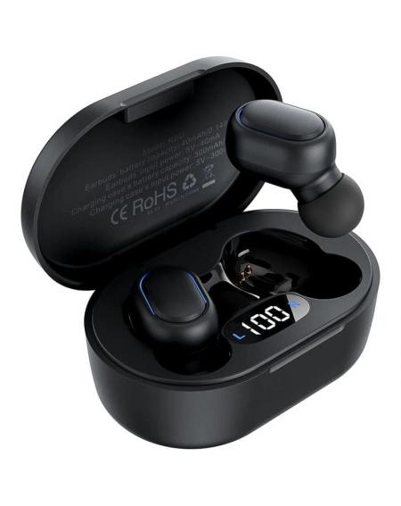 Auriculares Bluetooth Vention Tiny T15 NBDB0 con estuche de carga/ Autonomía 7h/ Negros