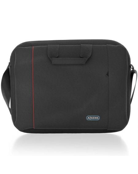 Maletín Aisens ASBG-BC023-BK para Portátiles hasta 15.6'/ Negro