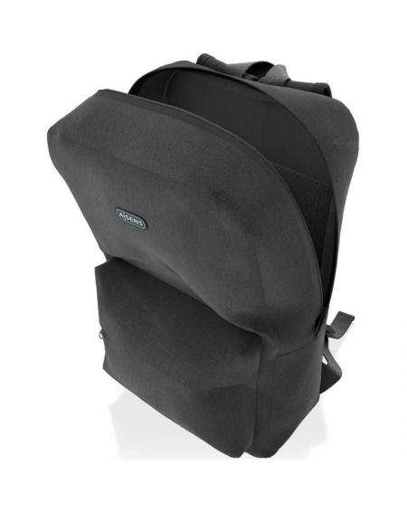 Mochila Aisens ASBG-BP080-BK para Portátiles hasta 15.6'/ Negro